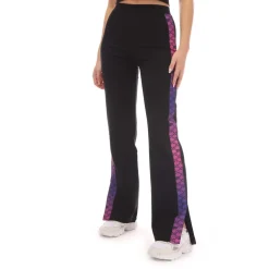 Off White Monogram Band Split Track Pants in Black