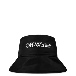 Off White Ny Logo Bookish Bucket Hat in Black