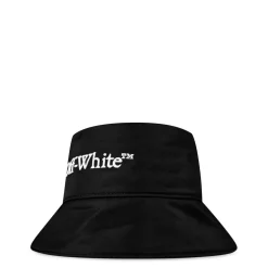 Off White Ny Logo Bookish Bucket Hat in Black