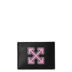 Off White Off Arrow Card C in Black