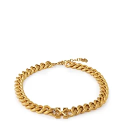 Off White Off Arrow Chain Nklc in Gold