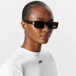 Off White Off Arthur Sunglasses in Brown