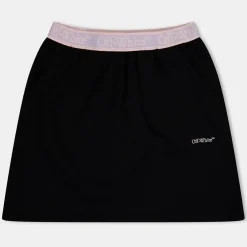 Off White Off B Sweat Skirt in Black