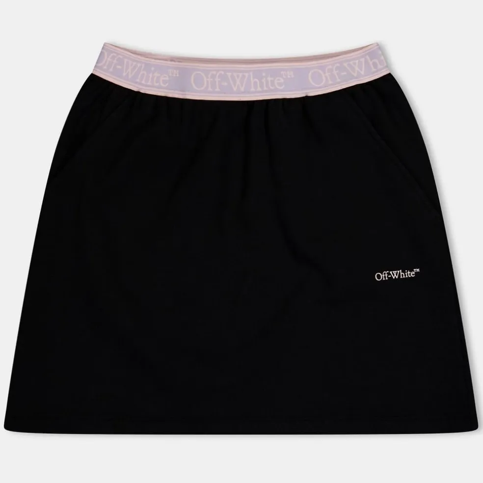 Off White Off B Sweat Skirt in Black