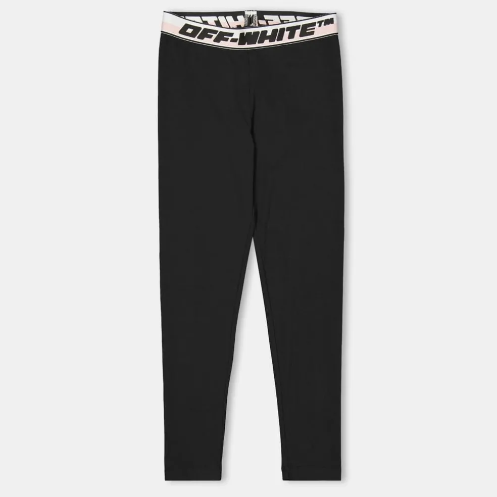 Off White Off Band Leggings in Black