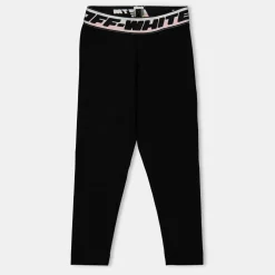 Off White Off Band Leggings in Black