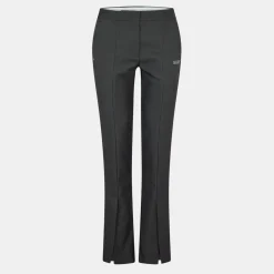 Off White Off Basic Slim Pant in Black