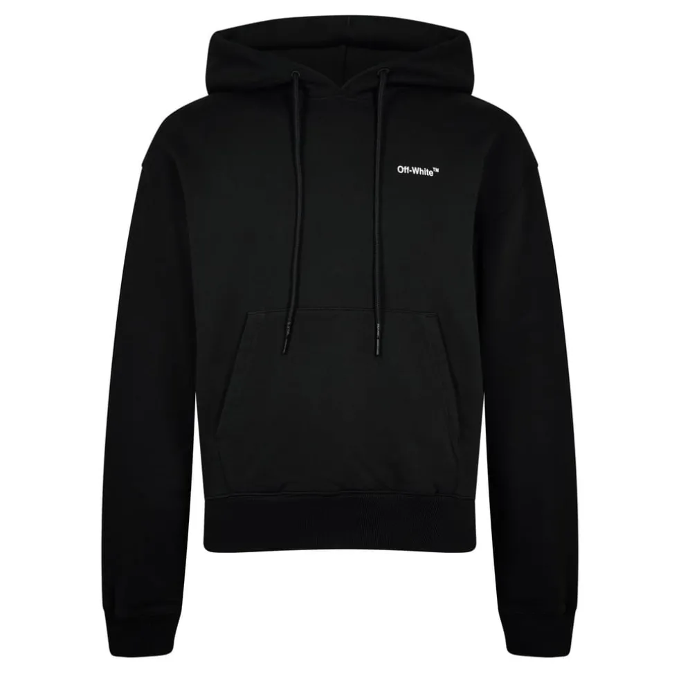Off White Off Caravag Arw Hoody in Black