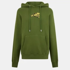 Off White Off Ctn Slim Hoody in Multi