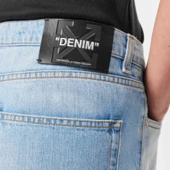 Off White Off Diag Relax Jean Sn52 in Blue