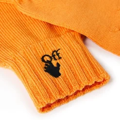 Off White Off Em Logo Glv in Orange