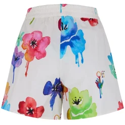 Off White Off Floral Pop Shorts in Multi