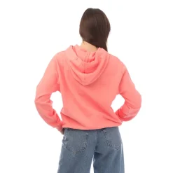 Off White Off Hands Pocket Hoodie in Pink