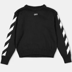 Off White Off Knit Sweater in Multi