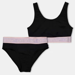 Off White Off Logo Bikini in Black