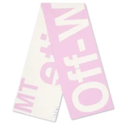 Off White Off Off Logo Scarf in Purple