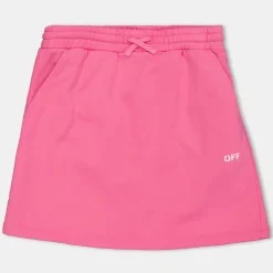 Off White Off S Sweat Skirt in White