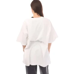 Off White Off Stamp Cotton T-Shirt Dress in White