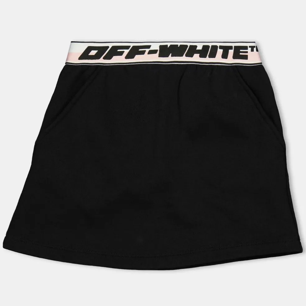 Off White Off Sweat Skirt in Black