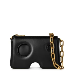 Off White Off Zip Pouch in Black