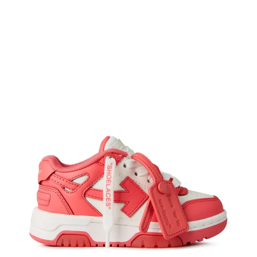 Off White Out Of Office Leather Trainers Juniors in White