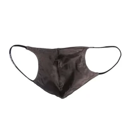 Off White Zebra Arrow Simple Mask in Black-White