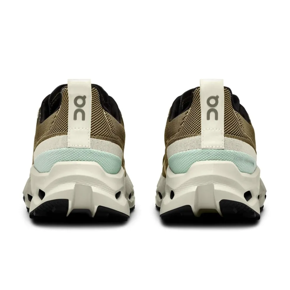 On Cloudsurfer Low Top Trail Sneakers in Green