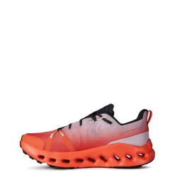 On Cloudsurfer Waterproof Trail Running Sneakers in Red