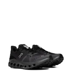 On Mens Cloudsurfer Trail Waterproof Running Shoes in Black