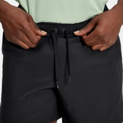 On Mens Essential Running Shorts in Black