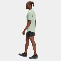 On Mens Essential Running Shorts in Black