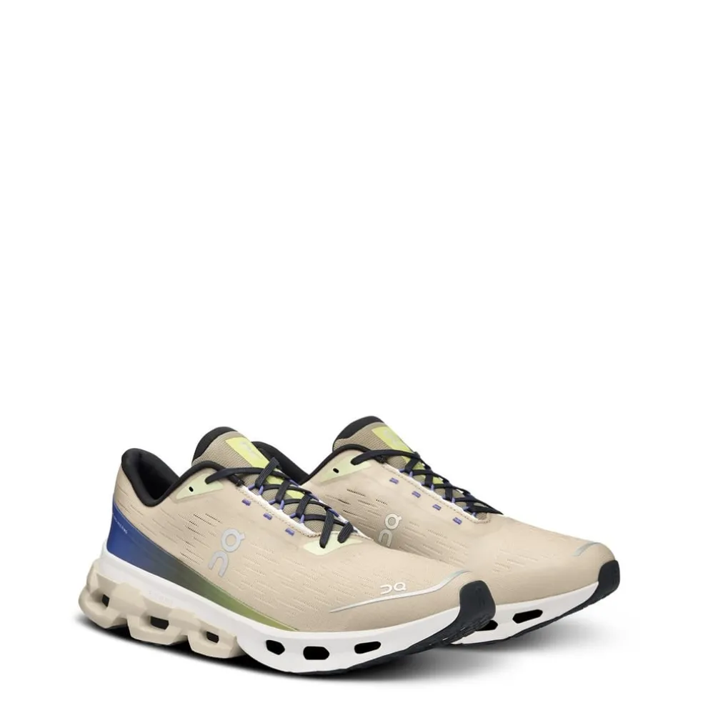On Mens Running Cloudspark Running Trainers in White