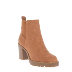 Only Barbara Heeled Chelsea Boots in Cognac