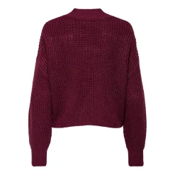 Only Carol Nice Knitted Cardigan in wine