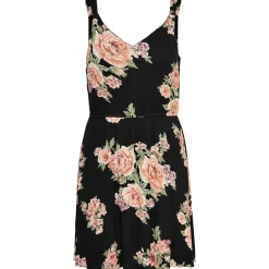 Only Kl V-Neck A-Line Dress in Black