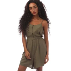Only Nova Carly Playsuit in Green