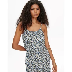 Only Printed Maxi Dress. in Blue