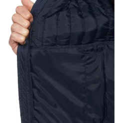 Original Penguin Vertical Quilted Gilet in Navy