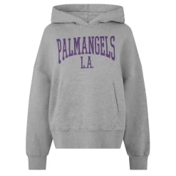 Palm Angels College Hoodie in Grey
