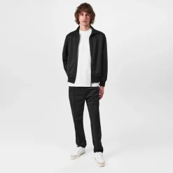 Palm Angels Curve Track Jacket in Black