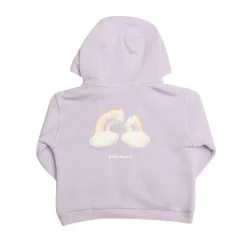 Palm Angels Infants Rainbow Zipped Hoodie in Lilac