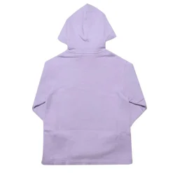 Palm Angels Juniors Classic Over Logo Hoodie Dress in Lilac