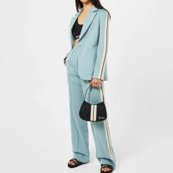 Palm Angels Loose Fit Track Pants in Blue