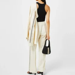 Palm Angels Loose Fit Track Pants in White