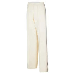 Palm Angels Loose Fit Track Pants in White