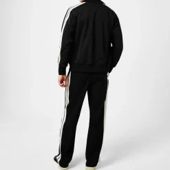 Palm Angels Monogram Track Jacket in Black