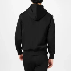 Palm Angels Side Stripe Logo Hoodie in Black