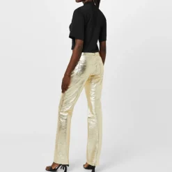 Palm Angels Sunsets Cropped T-Shirt in Black