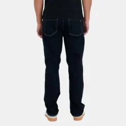 Peaceful Hooligan Mens Loose Fit Denim Jeans in Blue