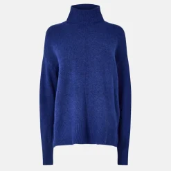 Pieces Pullover Fem in Blue